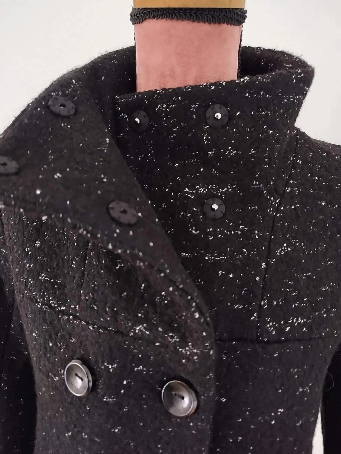 💎Manteau corto / Duffle coat NUEVO con lana ONLY Mujer Talla M / 38 – photo 5